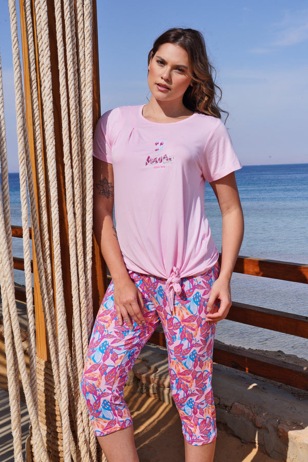 S25 J&A Hot Pink Floral 8101 Premoda