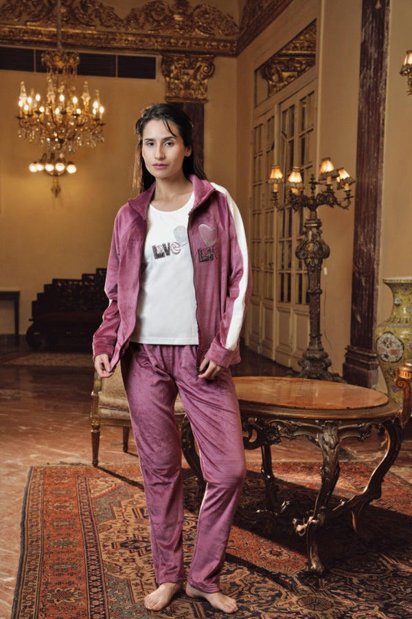 W26 J&A Shiny Checkers 9141 Pyjama 3P