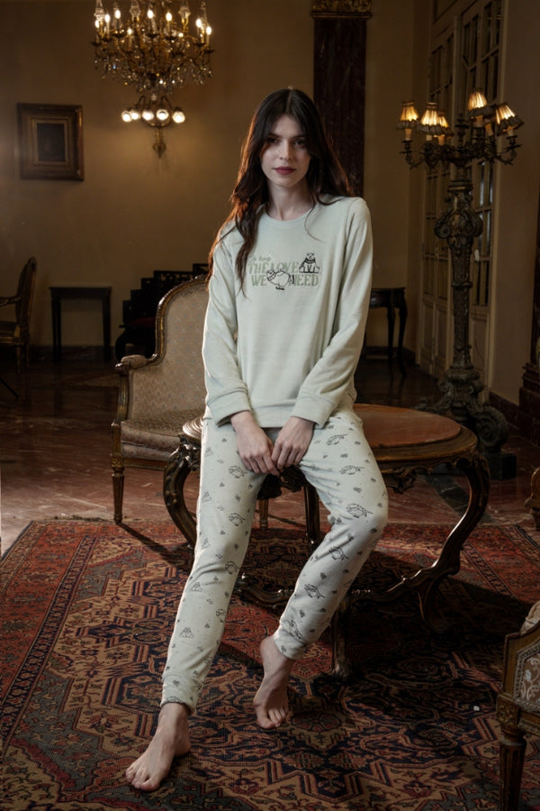 W26 J&A Skating Bear 9220 Pyjama