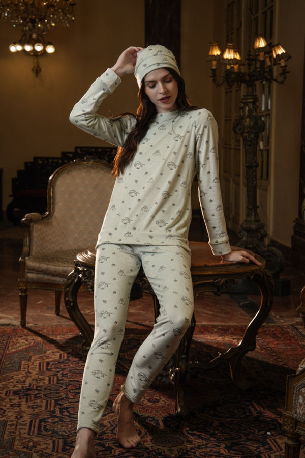 W26 J&A Skating Bear 9222 Pyjama